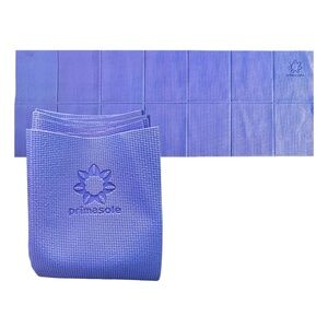 PRIMASOLE Folding Yoga Travel Pilates Mat Foldable 4 mm Lavender 68"x 24"